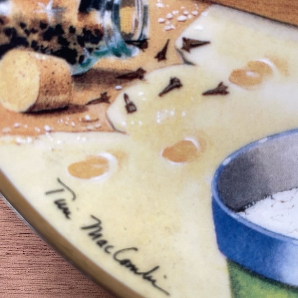 Franklin Mint Collector Plate, Cooking Up Trouble, Cats, Signed - Picture 4 of 6